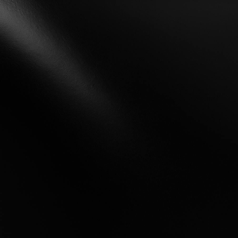 Matt black finish example