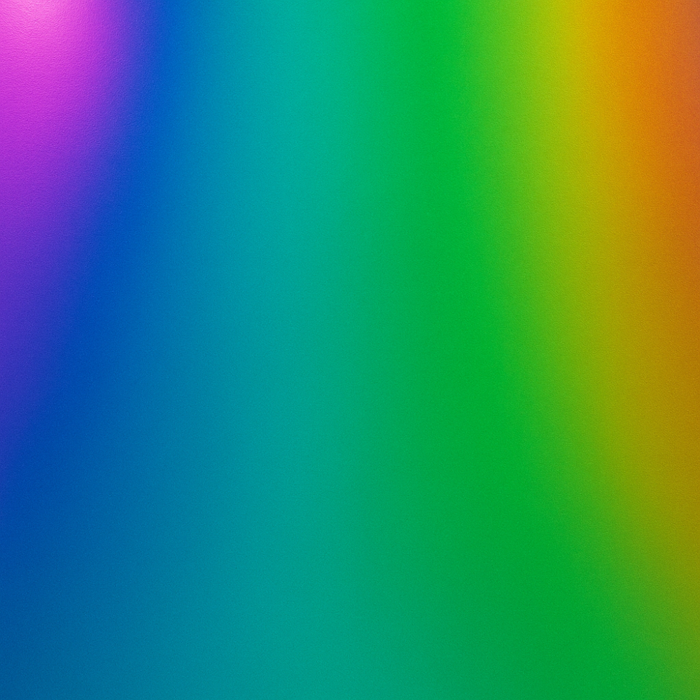 Iridescent Rainbow finish example