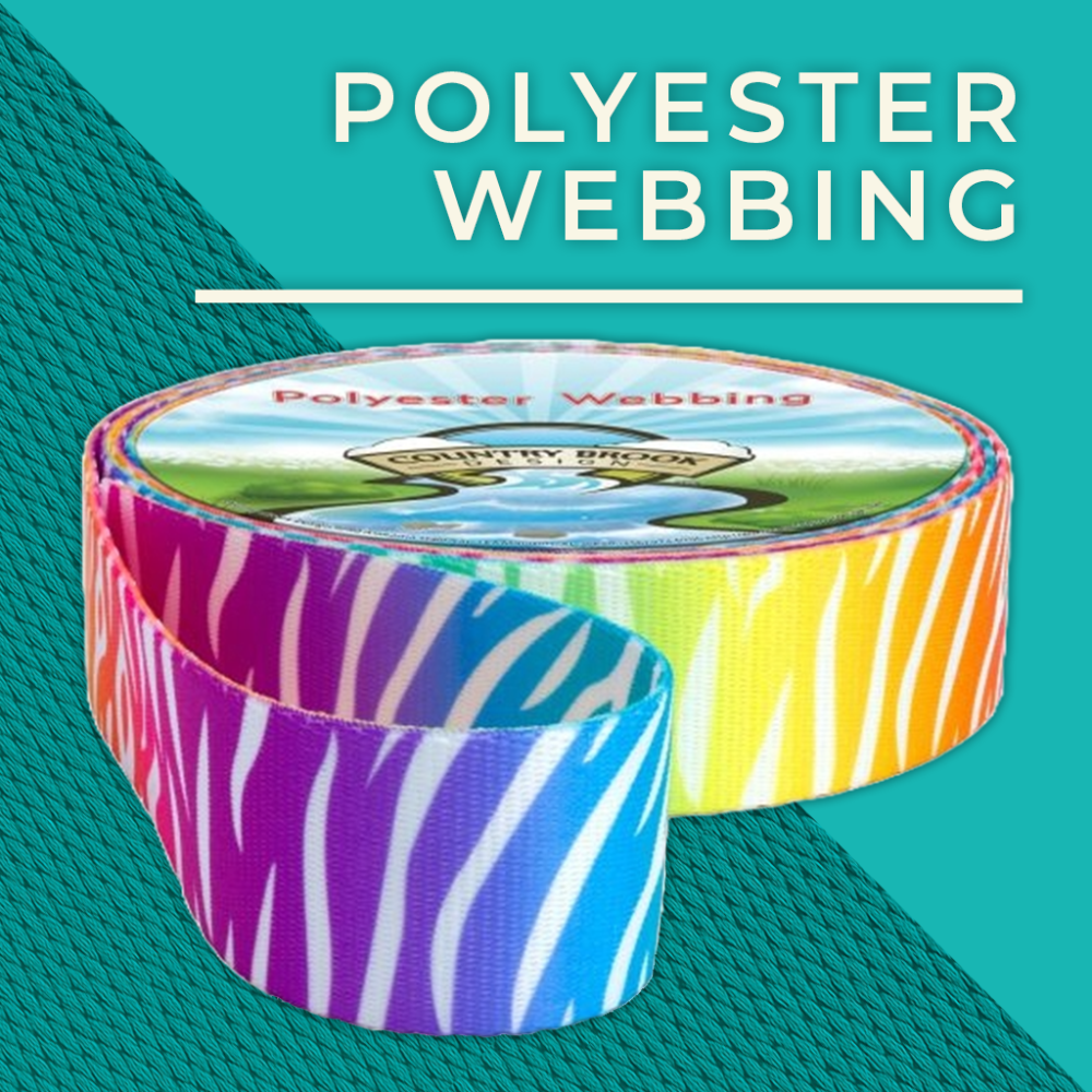 Polyester webbings product button
