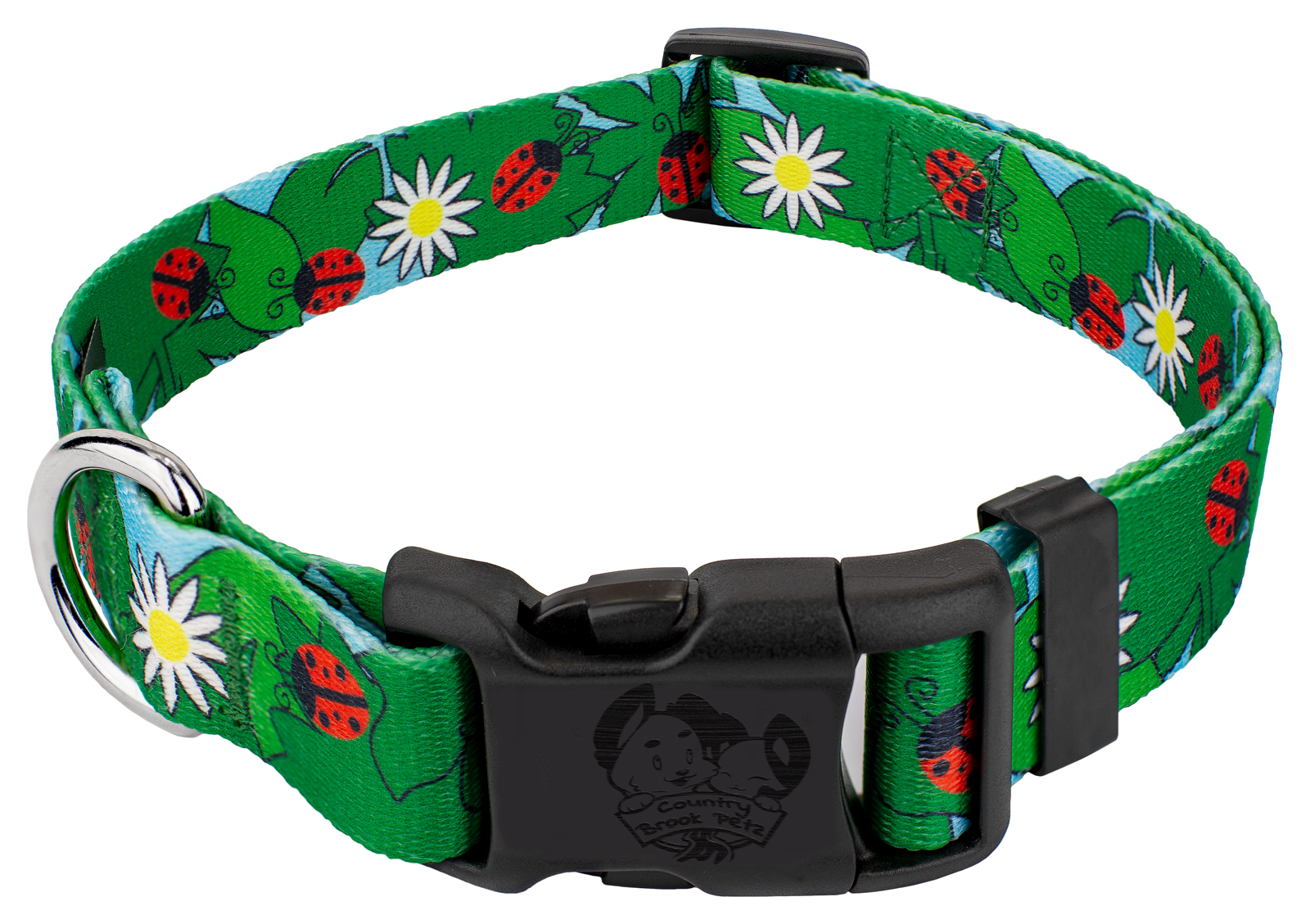 Country Brook Petz® Deluxe Dog Collar - Summer Breeze Collection - U.S.A.