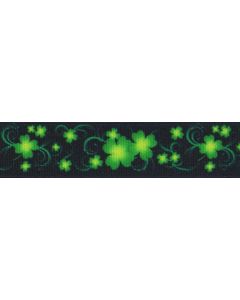 Country Brook Design® Clovers in the Wind Grosgrain Ribbon
