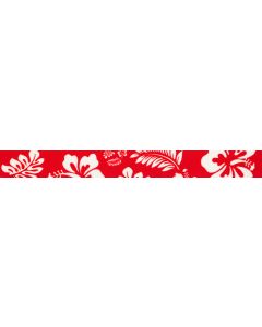 Red Hawaiian Grosgrain Ribbon