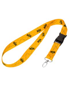 1 Inch Busy Bee Neck Strap Lanyard