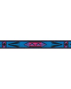 1/2 Inch Tribal Waters Jacquard Woven Ribbon Closeout - Various Lengths Available