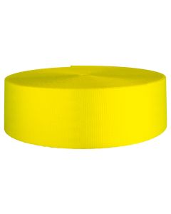 2 Inch Seat-Belt Hot Yellow Polyester Webbing Closeout