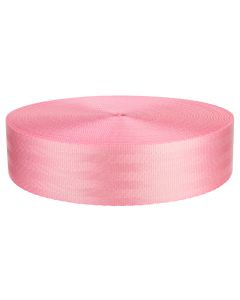 2 Inch Seat-Belt Pink Polyester Webbing Closeout