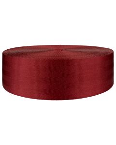 2 Inch Seat-Belt Flame Red Polyester Webbing Closeout