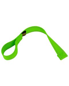 Winch Hook Pull Strap with Reflective Nylon - Hot Green