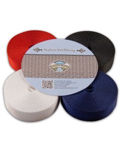 Country Brook Design® 4 Yards of 4 Colors 1 Inch Heavy Nylon Webbing