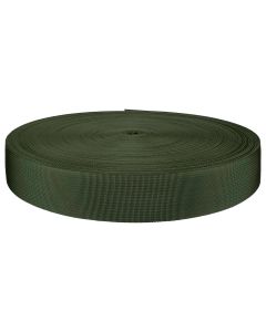 1 1/2 Inch Berry Compliant Camo Green Lite Weight Nylon Webbing Closeout