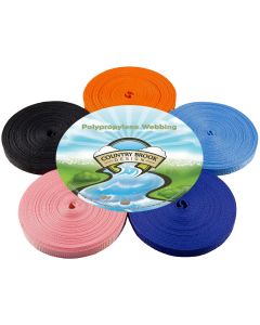 1/2 Inch 10 Yards of 5 Colors Polypro Webbing #2
