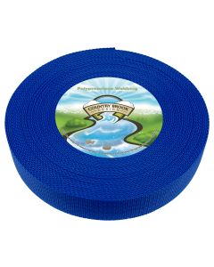 1 1/2 Inch Pacific Blue Polypro Webbing