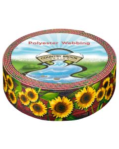 1/2 Inch Country Fields Polyester Webbing Closeout