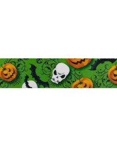1/2 Inch Ghoulish Delights Polyester Webbing Closeout