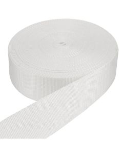 2 Inch White Polyester Webbing Closeout