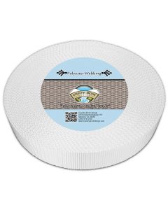 1 1/2 Inch Printable Heat Set Heavy Polyester Webbing Closeout