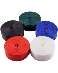 1 1/2 Inch 5 Yards of 5 Colors Heavy Polypro Webbing