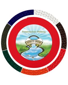1 1/2 Inch Heavy Polypro Webbing - Red - Color Options