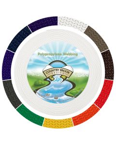 1 Inch Heavy Polypropylene Webbing - Color Options - White
