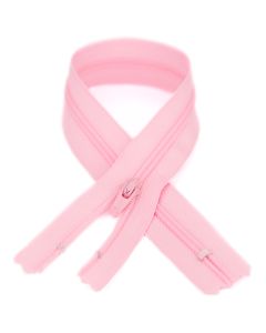 YKK #3 Coil Zipper, 13.5 inch length, Pink 513 (10 Pack)