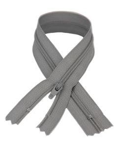 YKK #3 Coil Zipper, 7 inch length, Pearly Grey 577 (10 Pack)