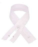 YKK® #3 Lightweight Closed-End Zipper, 13.5 Inch Length, Bright White 501