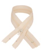 YKK® #3 Lightweight Closed-End Zipper, 13.5 Inch Length, Cream 099