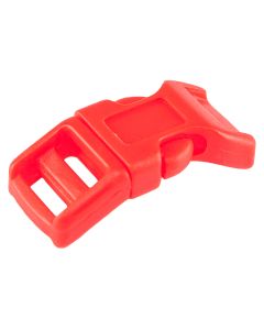 1/2 Inch Orange-Red Economy Contoured Side Release Plastic Buckles
