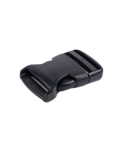 1 1/2 Inch Black Nexus Trovato Flat Adjustable Side Release Buckle Closeout