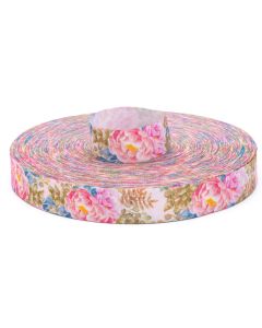 Watercolor Peonies Grosgrain Ribbon