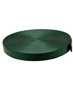 3/4 Inch Forest Green Super Heavy Nylon Webbing Closeout