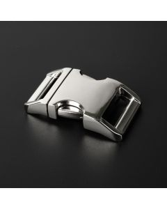 10 - 1 Inch Contoured Aluminum Side Release Buckles