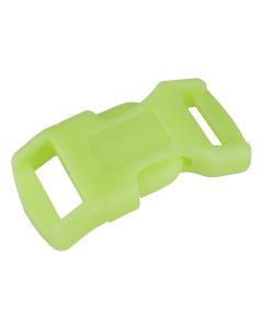 1/2 Inch Glow-in-the-Dark Economy Contoured Side Release Plastic Buckle Closeout