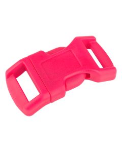 1/2 Inch Hot Pink Economy Contoured Side Release Plastic Buckle Closeout