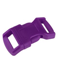 1/2 Inch Purple Economy Contoured Side Release Plastic Buckle Closeout