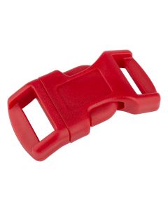 1/2 Inch Red Economy Contoured Side Release Plastic Buckle Closeout