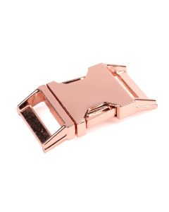 1 Inch Contoured Rose Gold Side Release Buckle