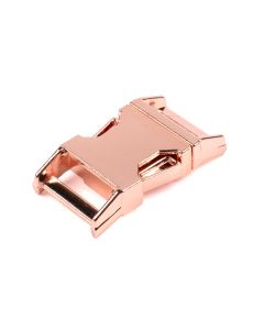3/4 Inch Contoured Rose Gold Side Release Buckle