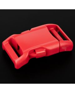 1 Inch Red YKK® Contoured Side Release Plastic Buckle