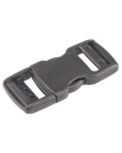 1 Inch YKK® Flat Dual Adjustable Side Release Plastic Buckles