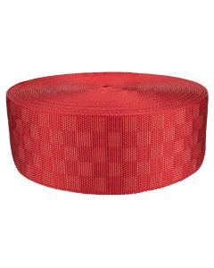 3 Inch Red Checkerboard Heavy Nylon Webbing Closeout