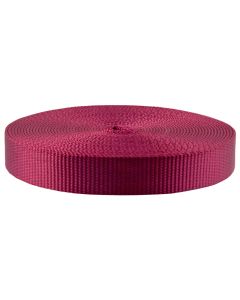 5/8 Inch Burgundy Super Heavy Nylon Webbing Closeout