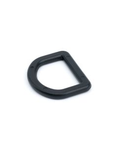 1 Inch Black Plastic D-Rings