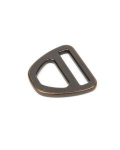 3/4 Inch Aged Bronze Double Bar D-Rings - Secondary View