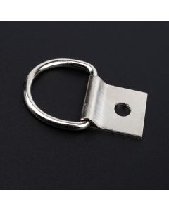 1 Inch D-Ring with Clip, 10 Pack
