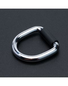 1 Inch Heavy Welded Metal D-Ring with Plastic Clasp Closeout, Extra Strength, 10 Pack