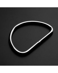 2 Inch Nickel Plated Welded Lite D-Rings, 10 Pack