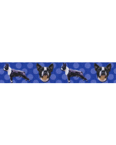 Boston Terrier Grosgrain Ribbon Closeout
