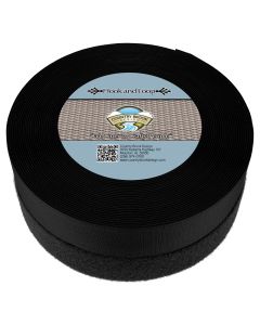 1 1/2 Inch Black Sew on Hook and Loop, 2 Rolls of 5 Yards