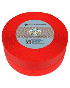 Hot Orange Sew On Hook And Loop (2 inch)